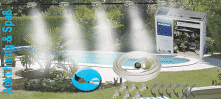 Wasserleitungsdruck Fun Sprhsystem mit 6 Dsen fr Fun & Erfrischung im Garten ca.18m