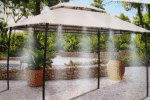 Wasserleitungsdruck Fun Sprühsystem mit 6 Düsen für Fun & Erfrischung im Garten ca.18m²