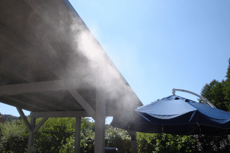5-50m Tropfbewässerungsnebelkühlung Automatische Bewässerungsnebel-Sprüh- Kühlsystem Vernebelung Gartenbewässerung Nebeldüsen Set