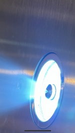 Nebelsule mit LED Beleuchtung  Hochdruck Dse mit LED Licht